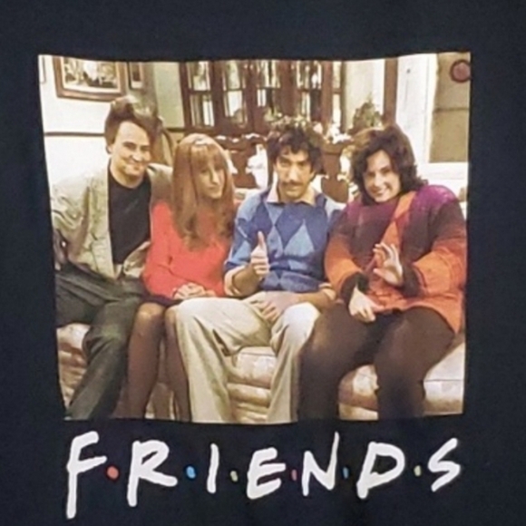 Ripple Junction Tops - Ripplejunction Vintage FRIENDS 80s Cast TV Show tee show  size M NWT